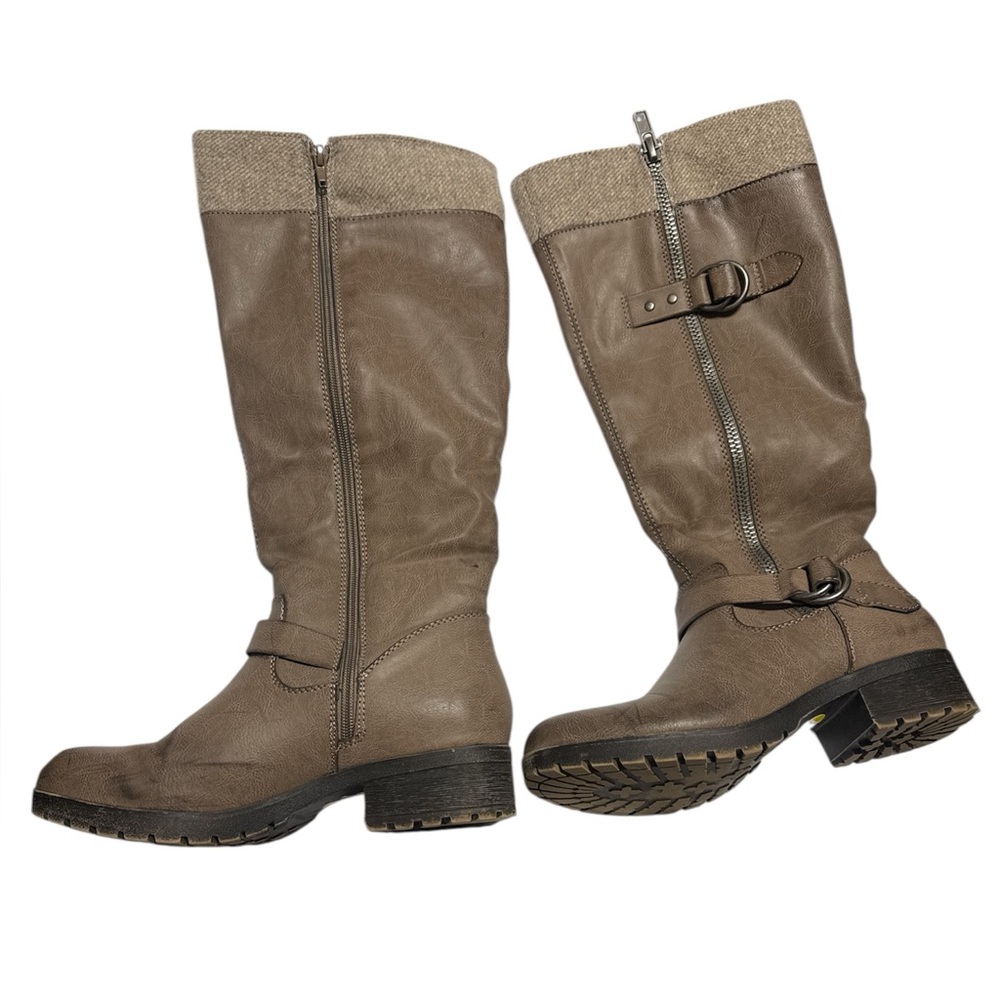 Women's Rampage Ladies Boots Style Name riece Taupe Size 9M - Picture 3 of 6